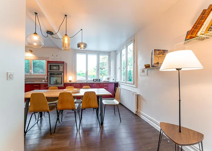 Comete - Maison De Famille Avec Piscine * 아르카숑